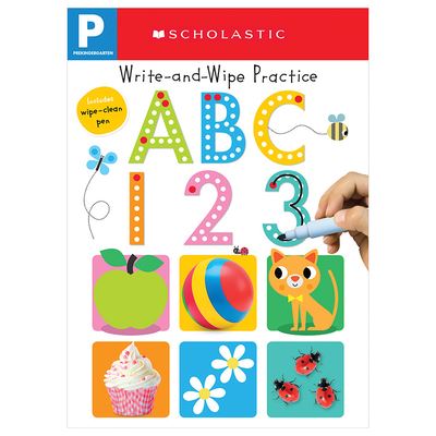 ABC 123 Write and Wipe Flip Book