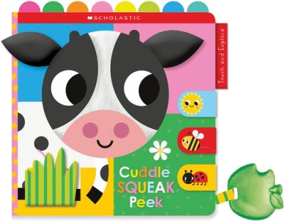 Cuddle Squeak Peek Cloth Book