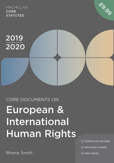 Core Documents on European and International Human Rights, 2019-20