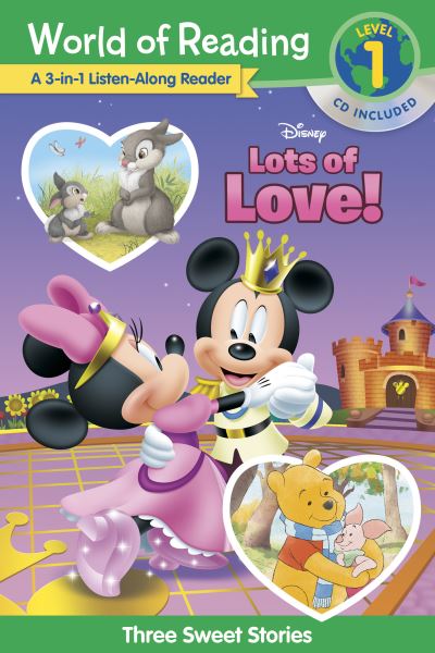 World of Reading: Disney's Lots of Love Collection 3-In-1 Listen Along Reader-Level 1