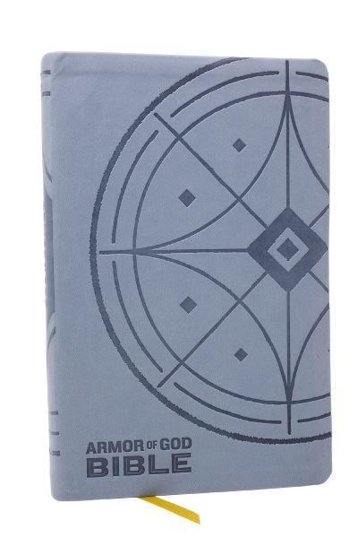 KJV Armor of God Bible, Blue/Gray Leathersoft (Children's Bible, Red Letter, Comfort Print, Holy Bible)