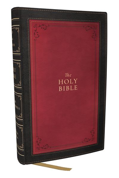 1611 KJV With Apocrypha, Black Leathersoft