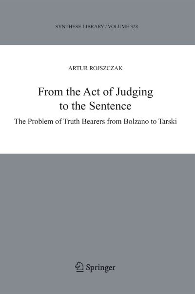 From the Act of Judging to the Sentence