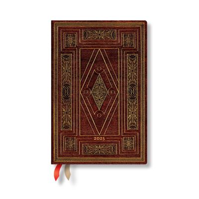 First Folio (Shakespeare's Library) Mini 12-Month Horizontal Hardback Dayplanner 2025 (Elastic Band Closure)