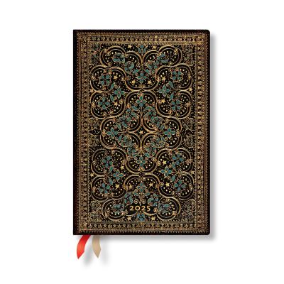 Restoration (The Queen's Binding) Mini 12-Month Horizontal Hardback Dayplanner 2025 (Elastic Band Closure)