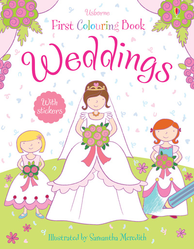 First Colouring Book Weddings