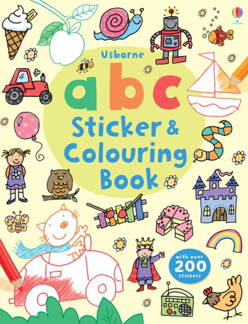 ABC Sticker and Colouring Book