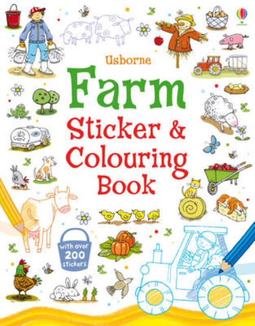 Farm Sticker and Colouring Book