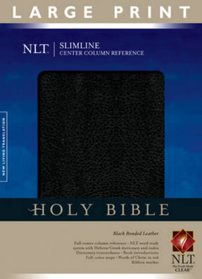 Slimline Center Column Reference Bible-NTL-Large Print