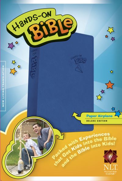 Hands-On Bible NLT (LeatherLike, Blue)