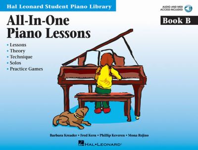 All-In-One Piano Lessons Book B (Book/Online Audio)