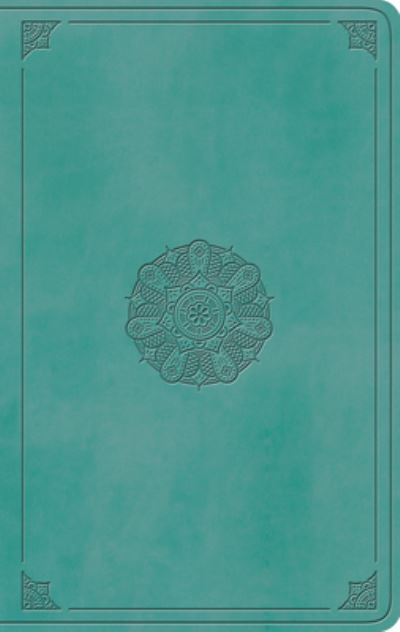 ESV Large Print Value Thinline Bible (Trutone, Turquoise, Emblem Design)