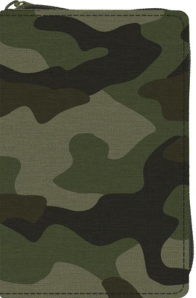 ESV Compact Bible (Canvas With Zipper, Camo Design)