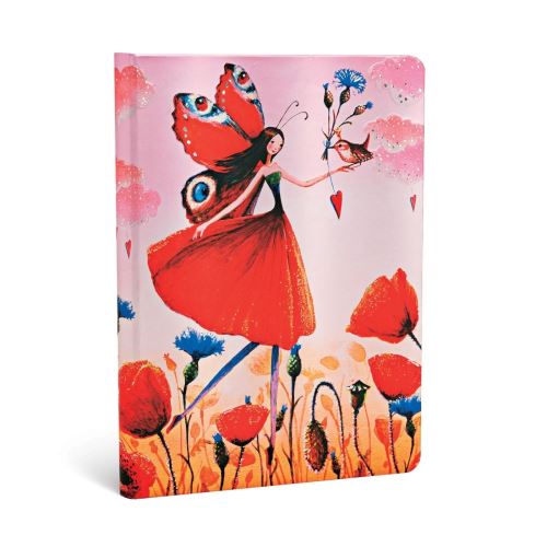 Poppy Field Lined Hardcover Journal