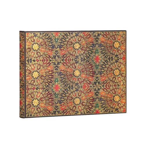 Fire Flowers Unlined Guest Book