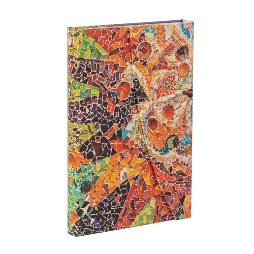 Gaudi's Sun (Gaudi's Mosaics) Mini Unlined Hardback Journal (Wrap Closure)