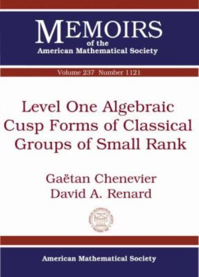 Level One Algebraic Cusp Forms of Classical Groups of Small Rank