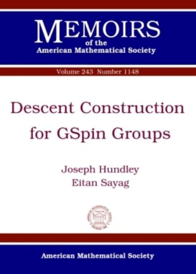 Descent Construction for GSpin Groups