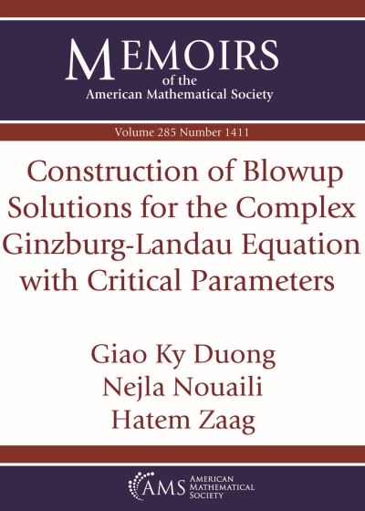 Construction of Blowup Solutions for the Complex Ginzburg-Landau Equation With Critical Parameters