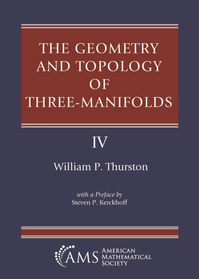 The Geometry and Topology of Three-Manifolds