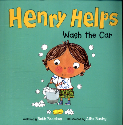 Henry Helps Wash the Car