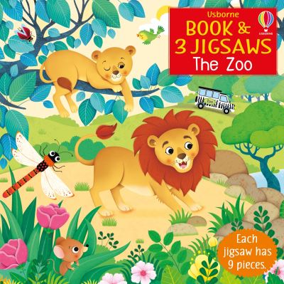 Usborne Book and 3 Jigsaws