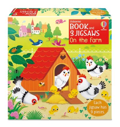 Usborne Book and 3 Jigsaws