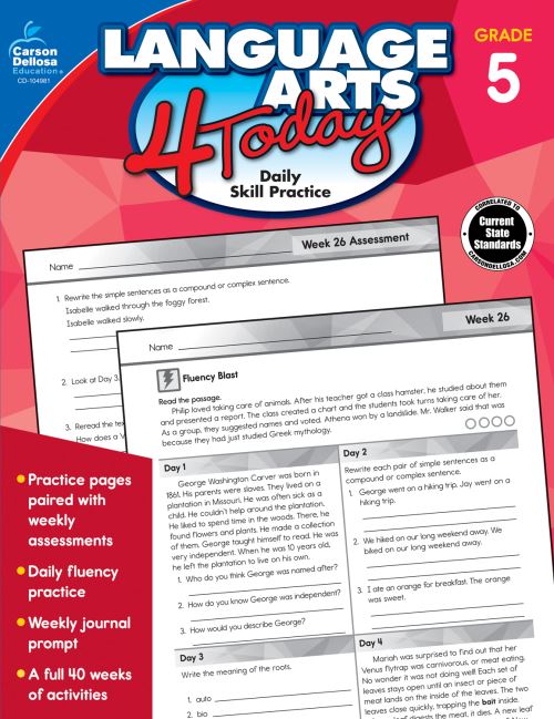 Language Arts 4 Today, Grade 5