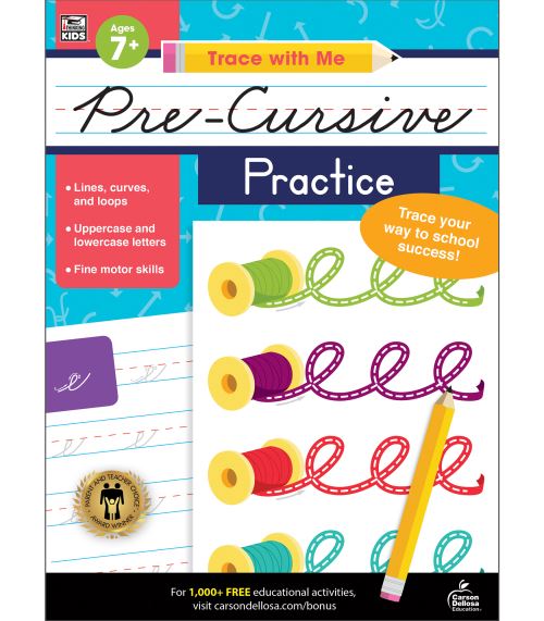 Trace With Me Pre-Cursive Practice