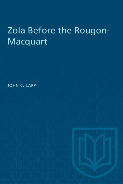 Zola Before the Rougon-Macquart