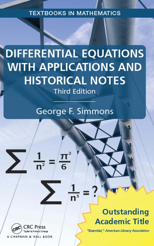 Differential Equations With Applications and Historical Notes