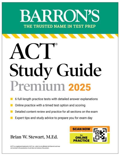 ACT Study Guide Premium 2025