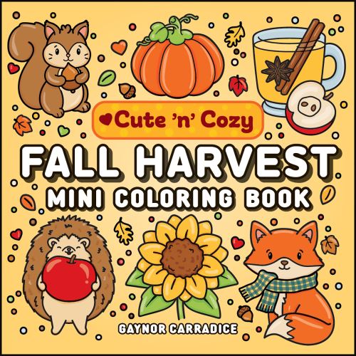 Fall Harvest Mini Coloring Book
