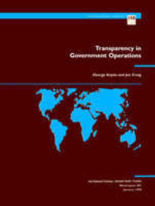Transparency in Government Operations