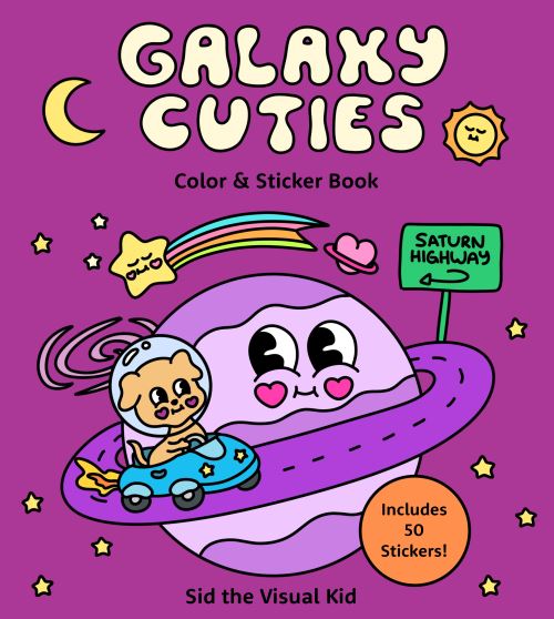 Galaxy Cuties Color & Sticker Book