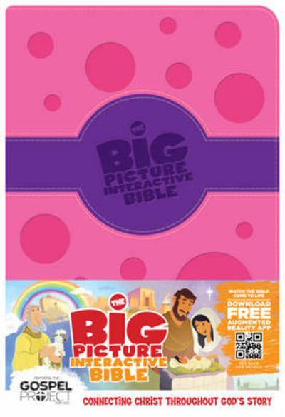 The Big Picture Interactive Bible for Kids, Purple/Pink Polka Dot LeatherTouch