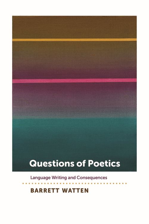 Questions of Poetics