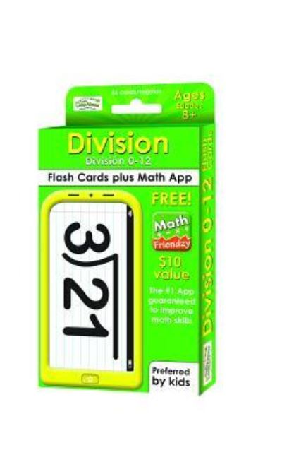 Division 0-12 Flash Cards
