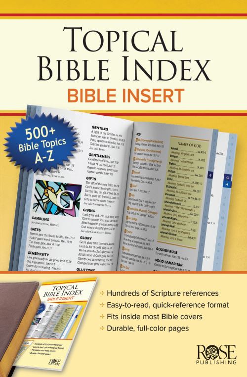 Topical Bible Index