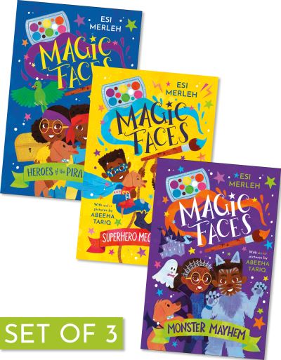 Magic Faces (Set of 3). Paperback