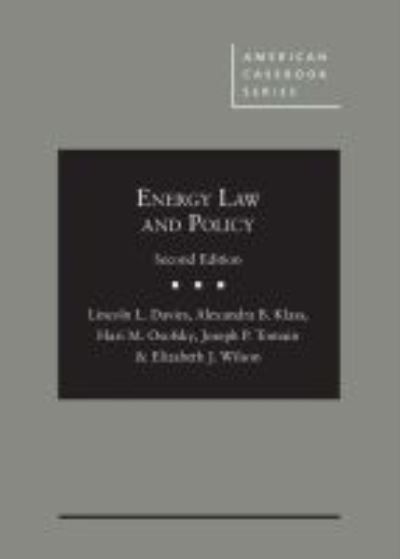 Energy Law and Policy