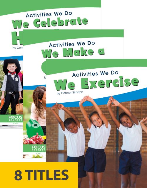 Activities We Do (Set of 8). Hardcover