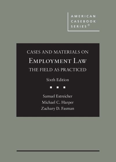 Cases and Materials on Employment Law