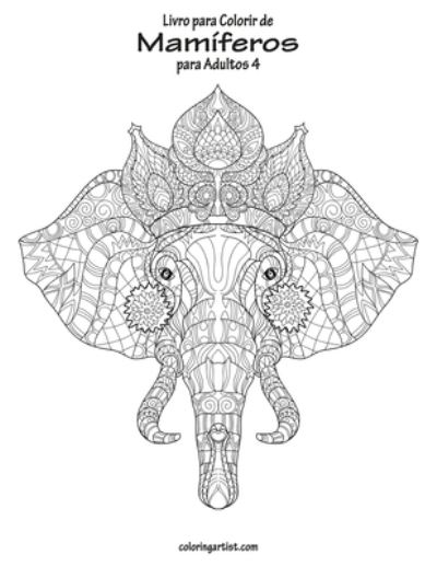 Livro Para Colorir De Mamíferos Para Adultos 4