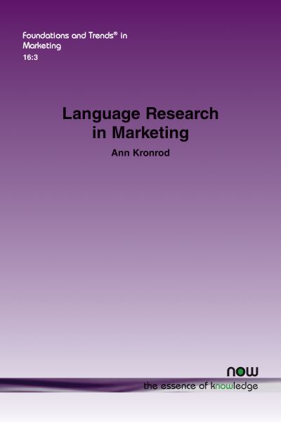 Language Research in Marketing