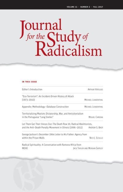 Journal for the Study of Radicalism 11, No. 2