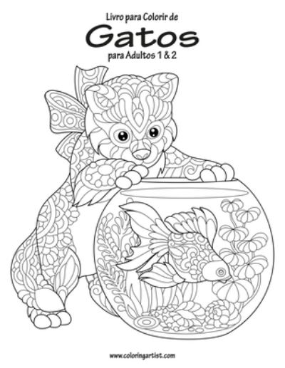 Livro Para Colorir De Gatos Para Adultos 1 & 2