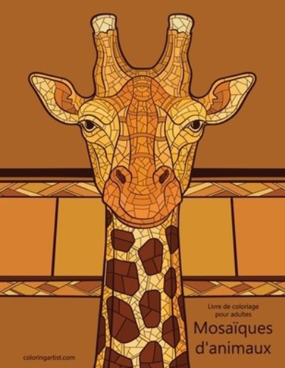 Livre De Coloriage Pour Adultes Mosaïques D'animaux