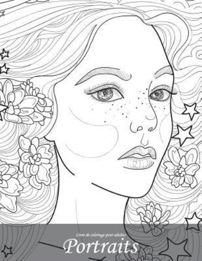 Livre De Coloriage Pour Adultes Portraits 6