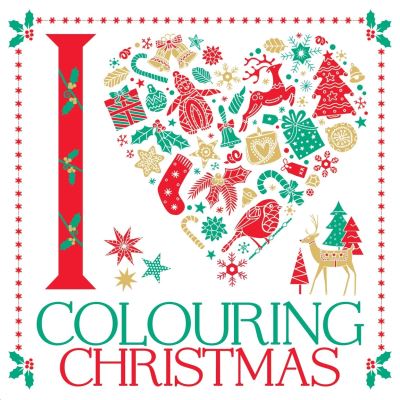 I [Symbol of a Heart] Colouring Christmas